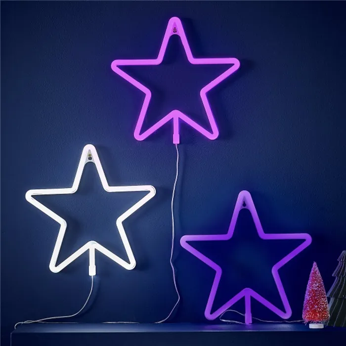 Ginger Ray Yıldız Neon Işık