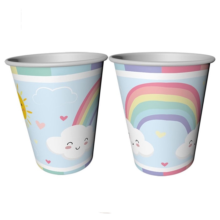 Gökkuşağı Bulut Temalı Bardak