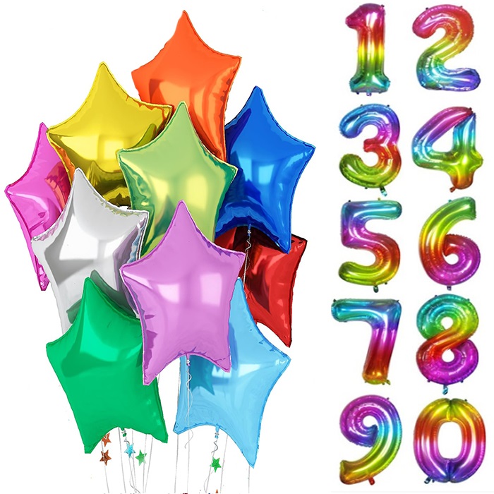 Gökkuşağı Folyo Balon Seti