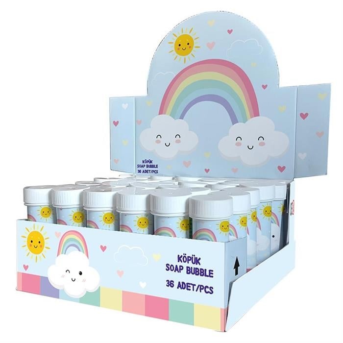 Gökkuşağı Temalı Köpük Baloncuk