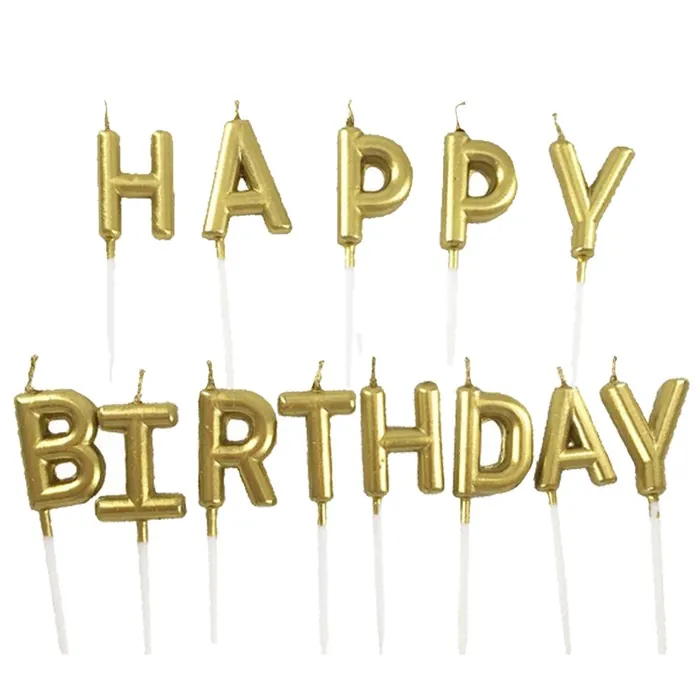 Gold Happy Birthday Mum