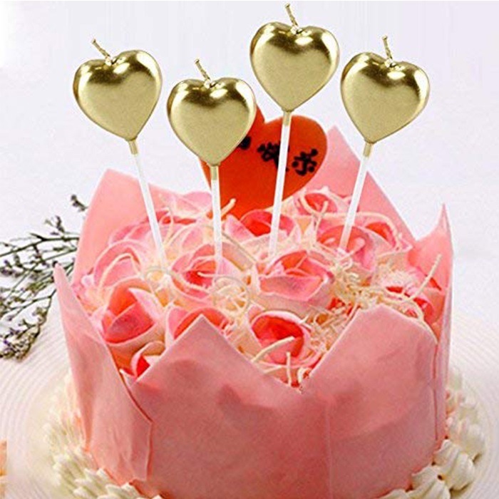 Gold Kalp Çubuk Mum