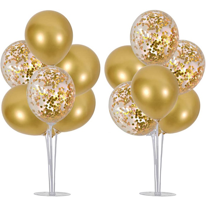 Gold Krom Renkli Balon Standı