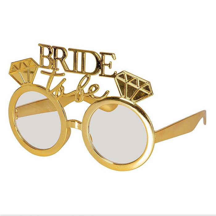 Gold Renkli Bride To Be Parti Gözlüğü