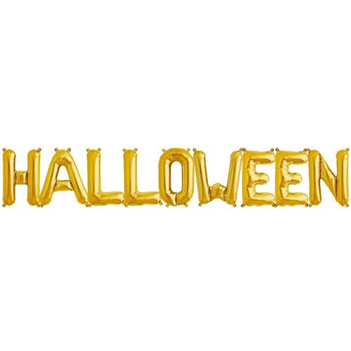 Gold Renkli Halloween Folyo Balon