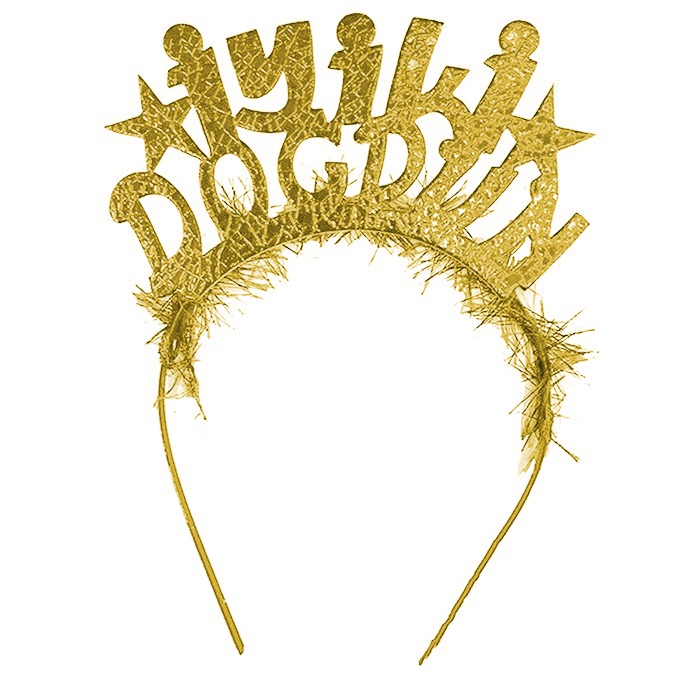 Gold Renkli İyi Ki Doğdun Taç