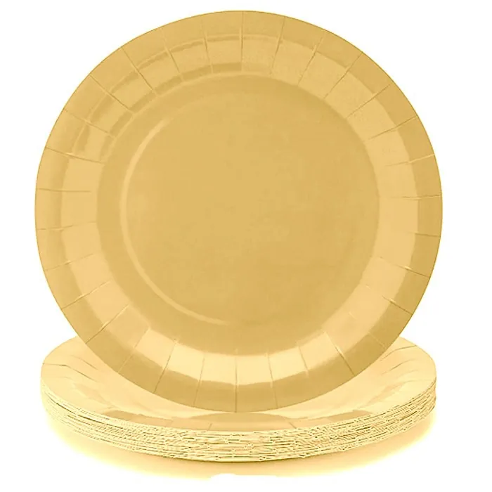 Gold Renkli Karton Tabak