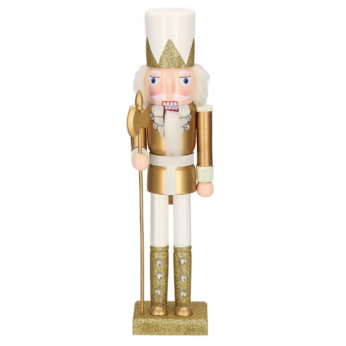 Gold Renkli Kurşun Asker Yılbaşı Süsü