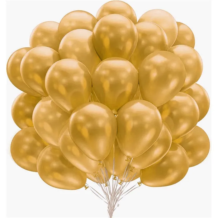 Gold Renkli Metalik Balon