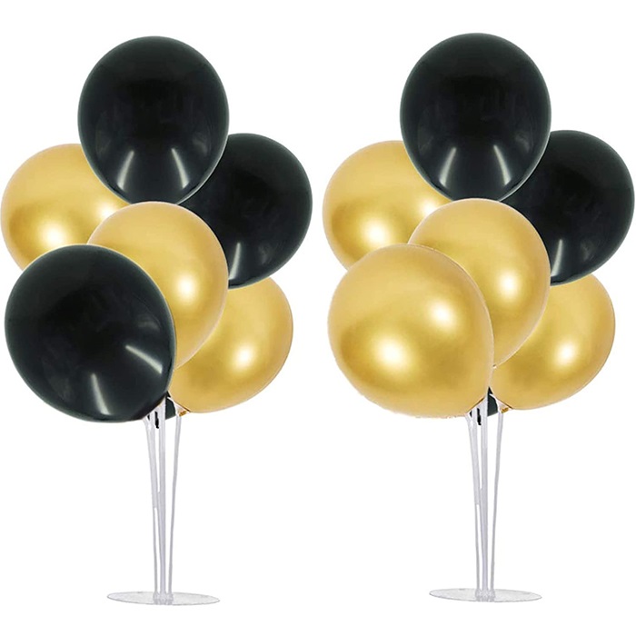 Gold Siyah Renkli Balon Standı