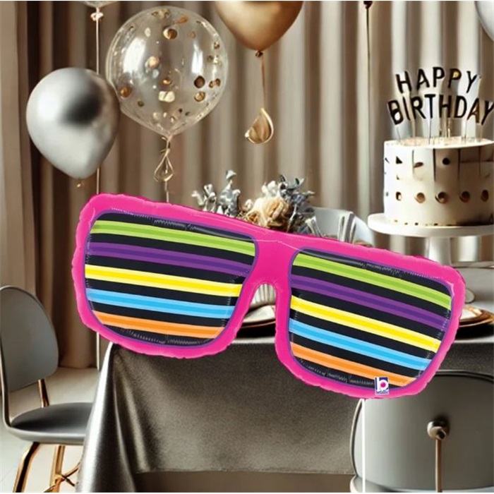 Gözlük Şekilli Folyo Balon