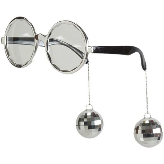 Gümüş Disko Küpeli Gözlük
