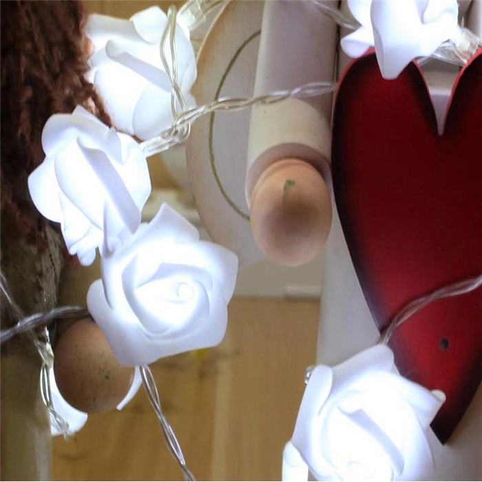 Gül Sıralı Dize Led Işık Dekoratif Lamba Aydınlatma