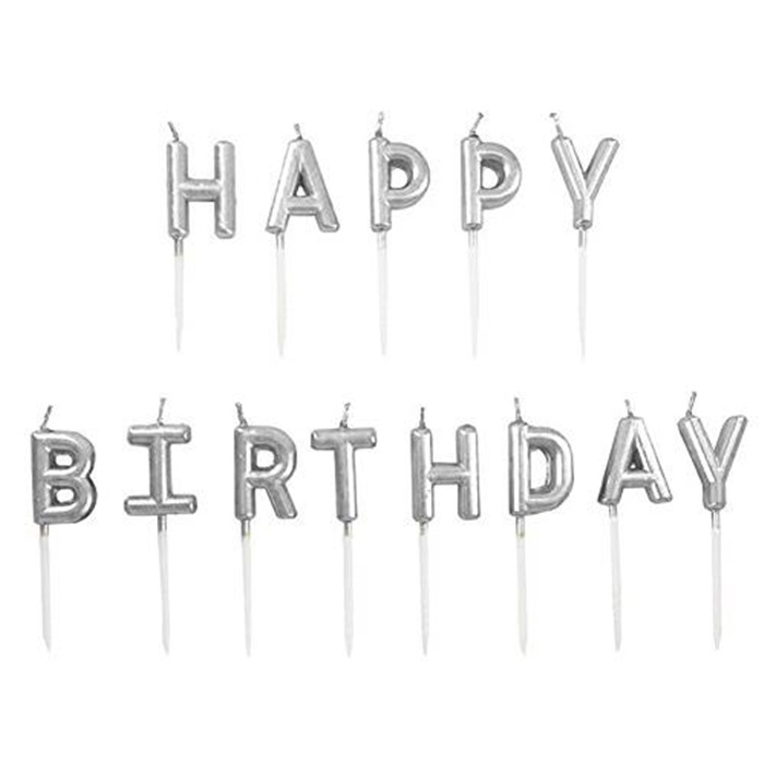 Gümüş Happy Birthday Mum