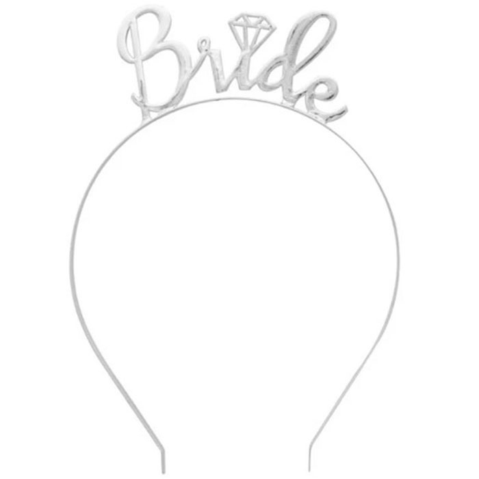 Gümüş Renkli Bride Taç