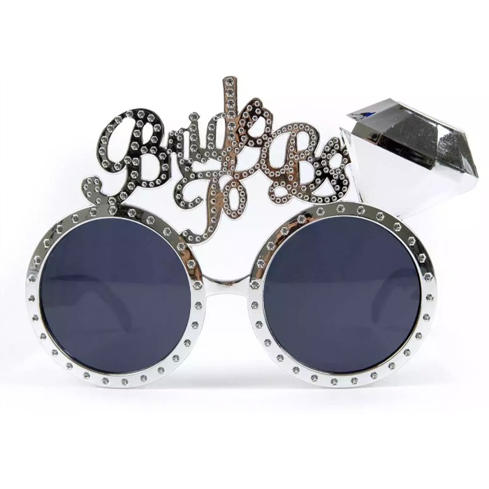 Gümüş Renkli Bride To Be Camlı Parti Gözlük