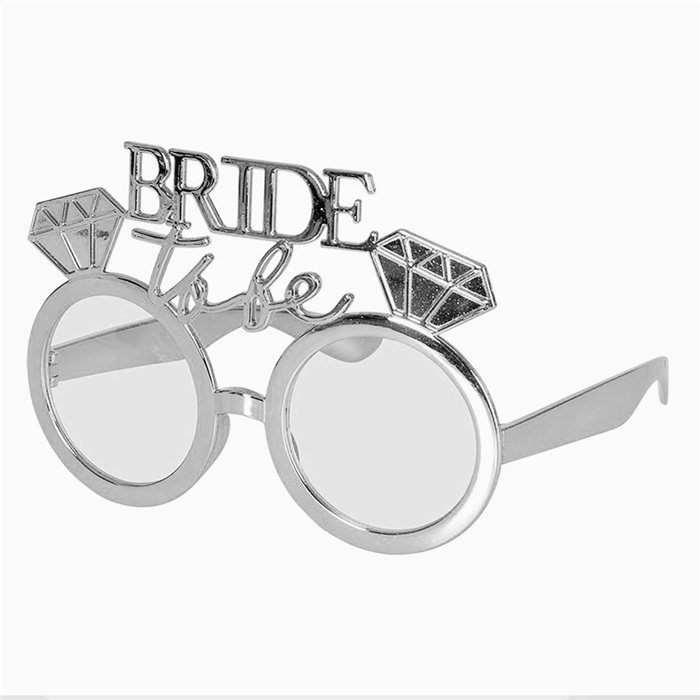 Gümüş Renkli Bride To Be Parti Gözlüğü