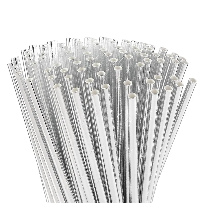 Gümüş Renkli Parlak Pipet