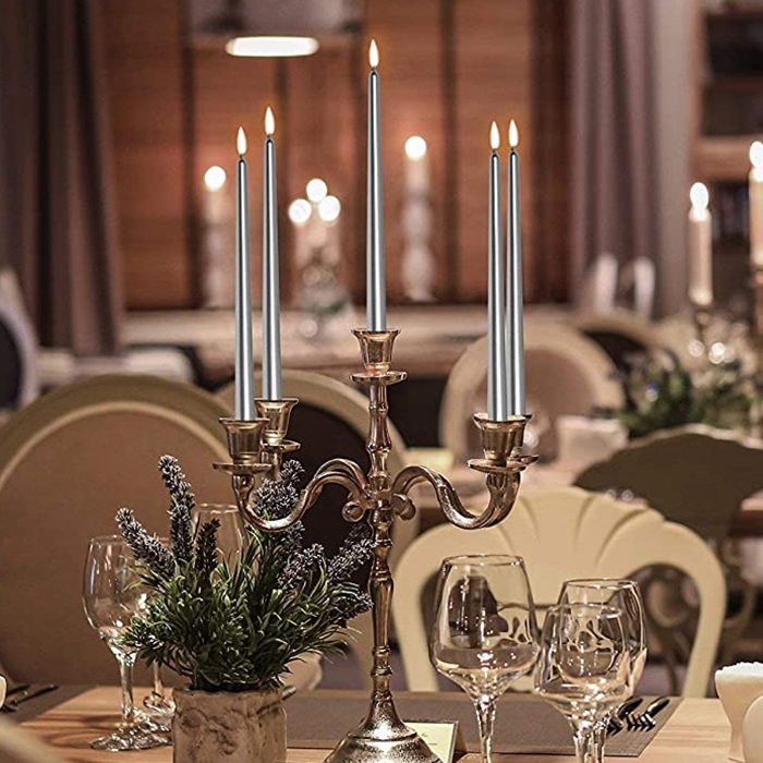 Gümüş Şamdan Mum