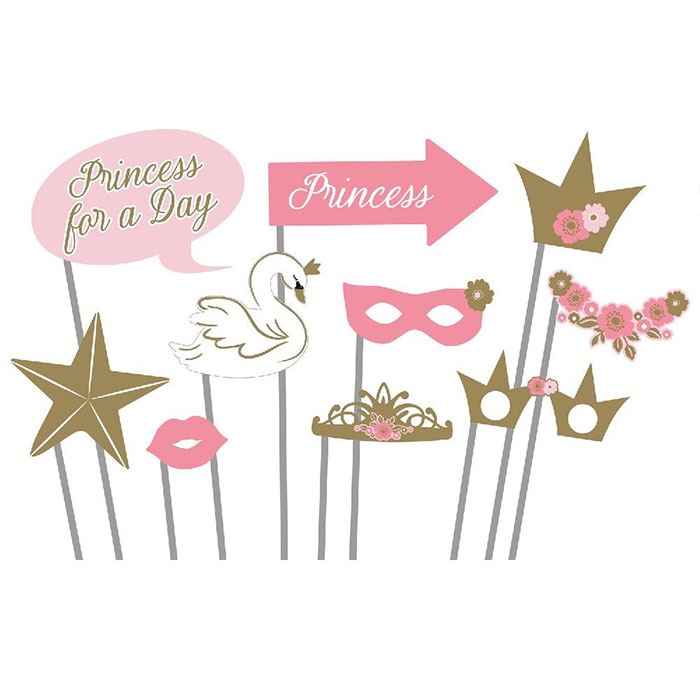 Amscan Kuğu Prensesi Temalı El Pankartları