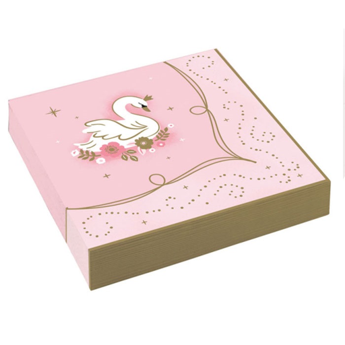 Amscan Kuğu Prenses Temalı Peçete