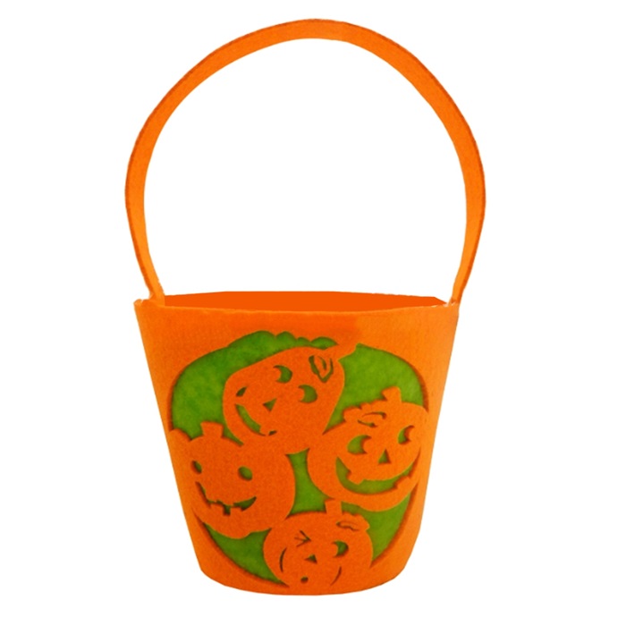 Halloween Bal Kabağı Şeker Kovası