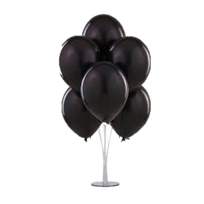 Halloween Cadılar Bayramı Ayaklı Balon Standı Siyah