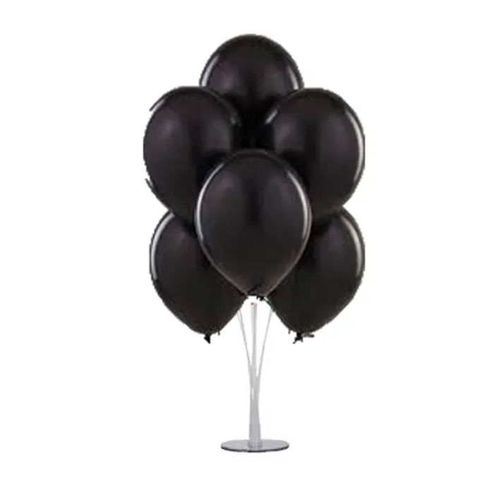 Halloween Cadılar Bayramı Ayaklı Balon Standı Siyah