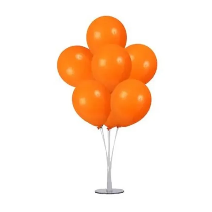 Turuncu Renkli Ayaklı Balon Standı