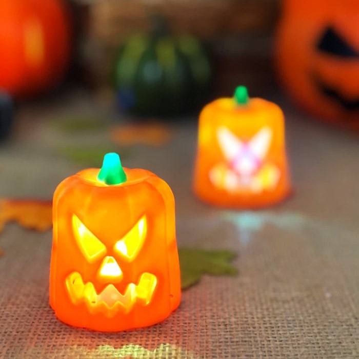 Halloween Dekoratif Pilli Led Mum