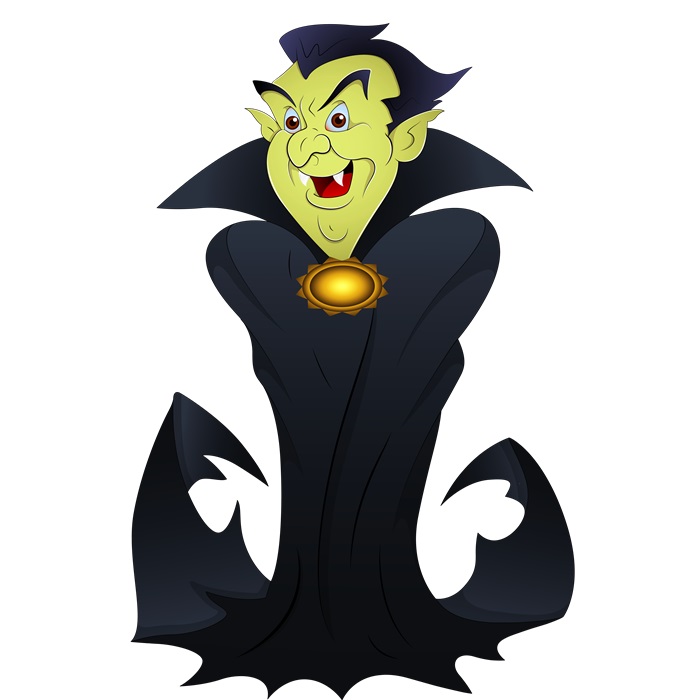 Halloween Dracula Ayaklı Pano Süs