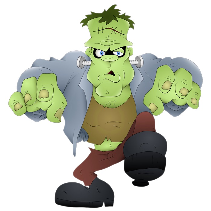 Halloween Frankenstein Ayaklı Pano