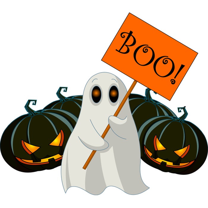 Halloween Hayalet Boo Ayaklı Pano