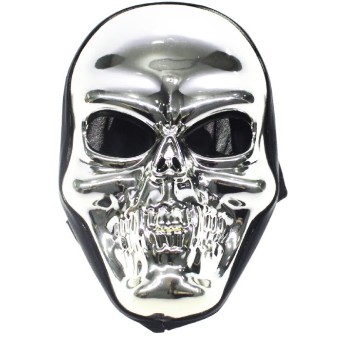 Halloween Hologramlı Kurukafa Maske