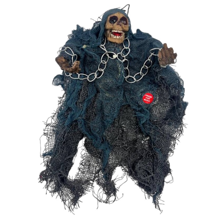 Halloween İskelet Korkuluk Işıklı Sesli