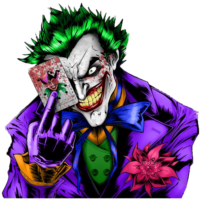 Halloween Joker Ayaklı Pano