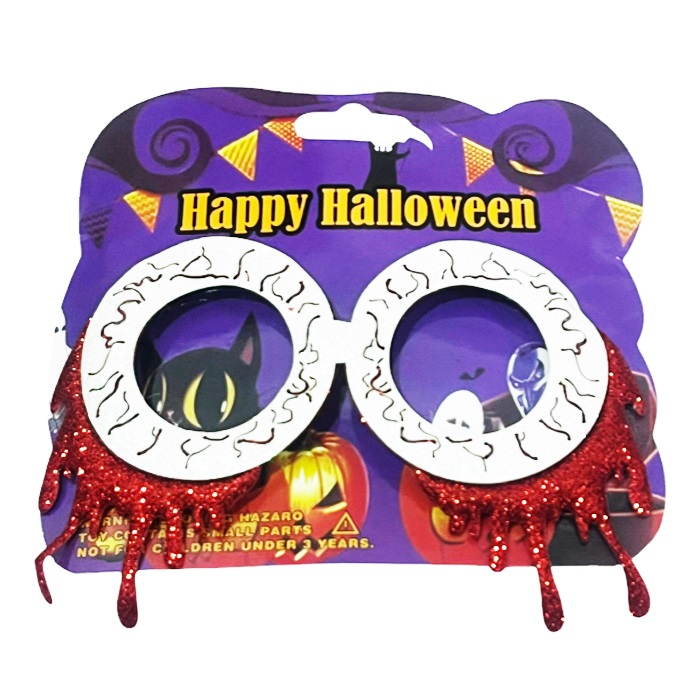 Halloween Kanlı Göz Parti Gözlüğü