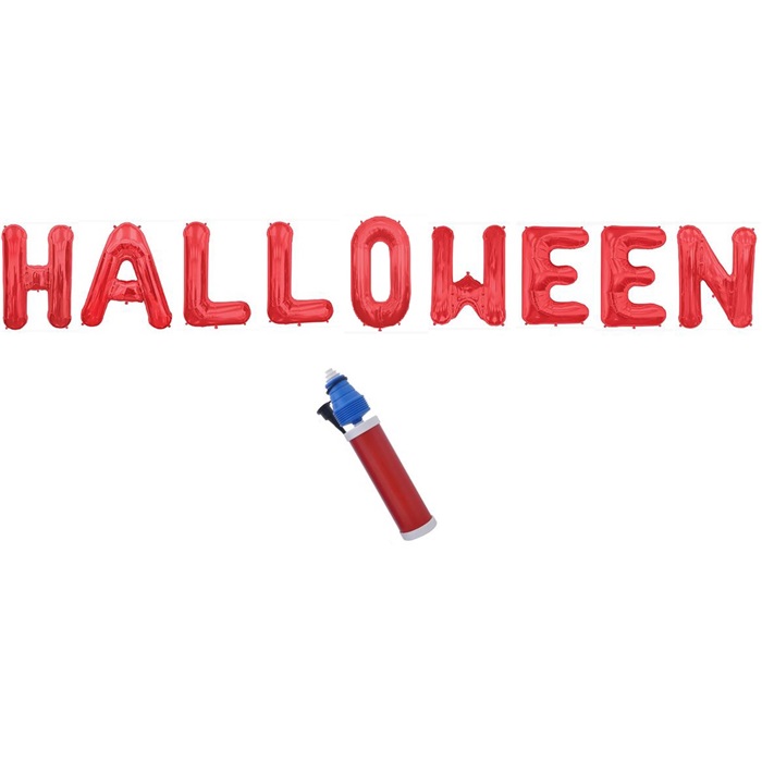 Halloween Kırmızı Dekor Folyo Balon