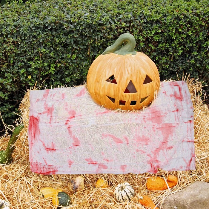 Cadılar Bayramı Dekorasyon Kan Lekeli Tül