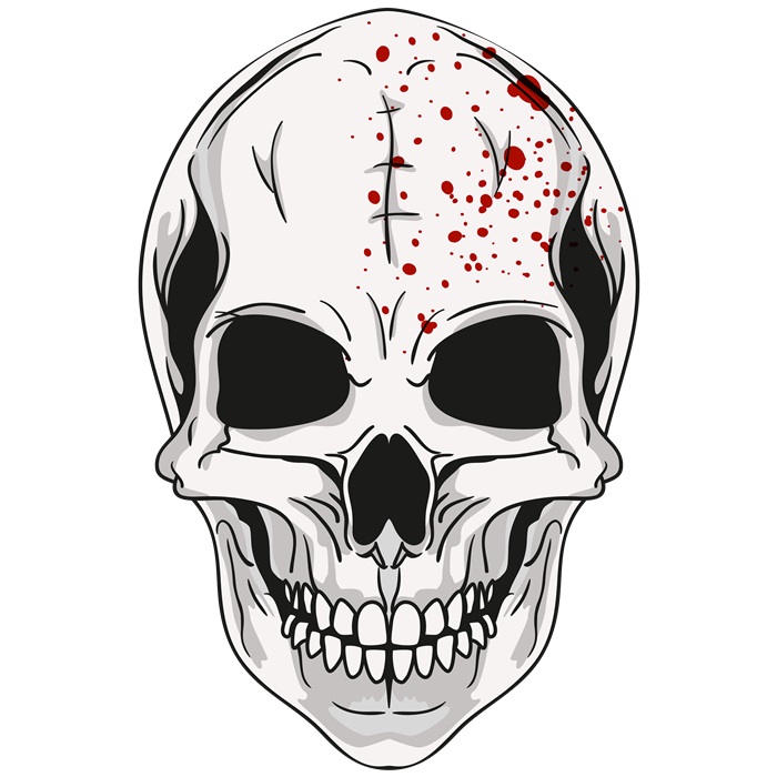 Halloween Kuru Kafa Ayaklı Pano