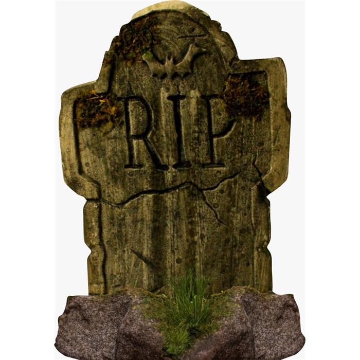Halloween Rıp Mezar Taşı Dekor Pano