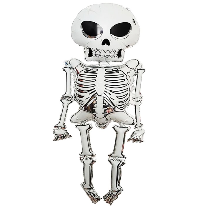 Cadılar Bayramı İskelet Figürlü Folyo Balon