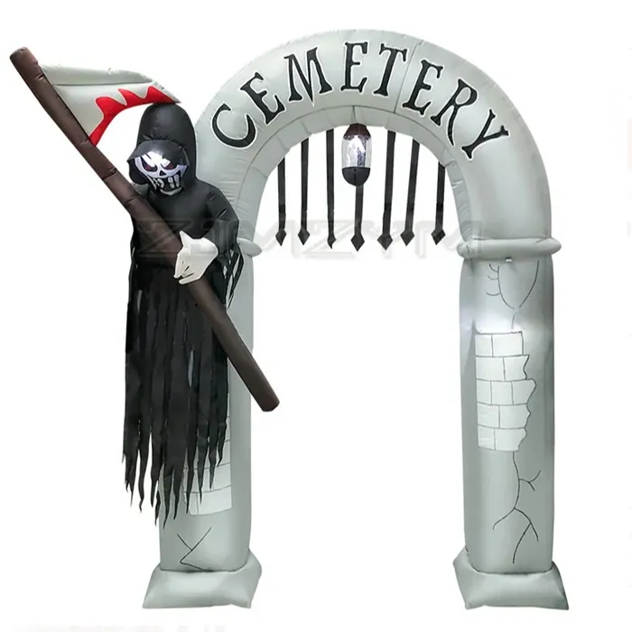 Halloween Şişme Mezar Girişi Işıklı