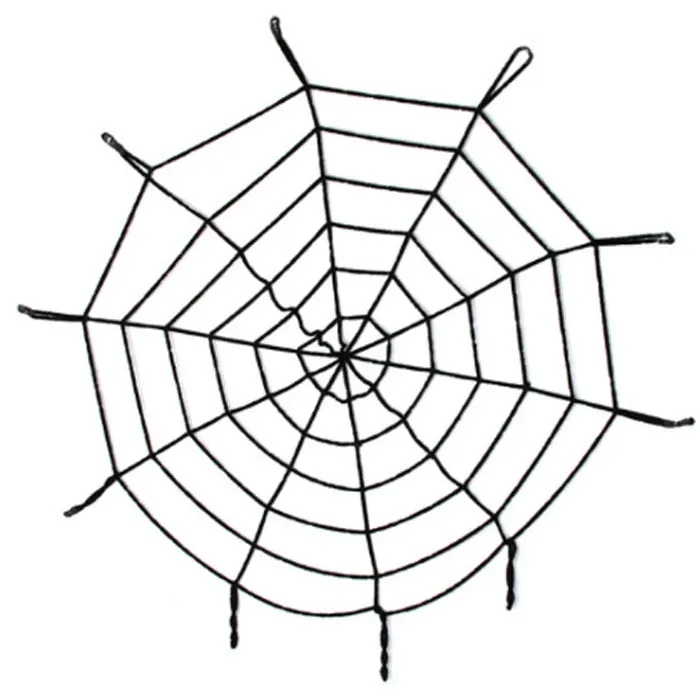 Halloween Siyah Örümcek Ağ