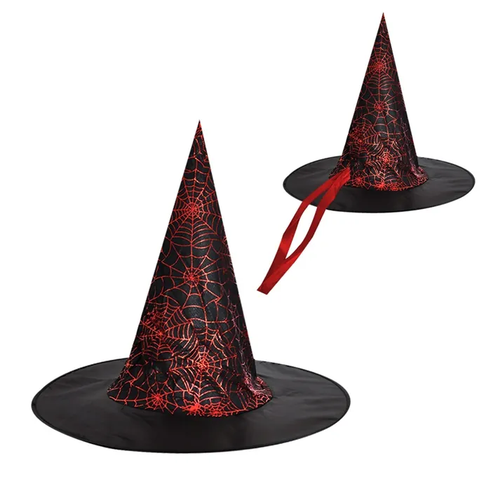 Halloween Kırmızı Cadı Şapka