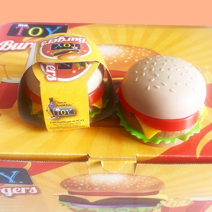 Hamburger Eğitici Oyuncak