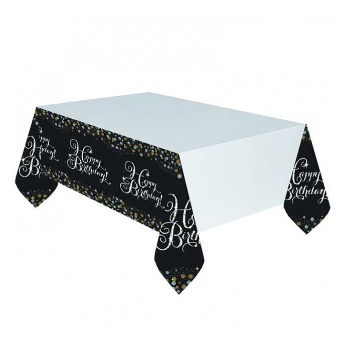 Happy Birthday Baskılı Masa Örtüsü