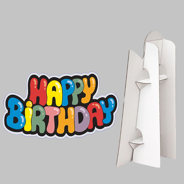 Happy Birthday Dekor Ayaklı Pano