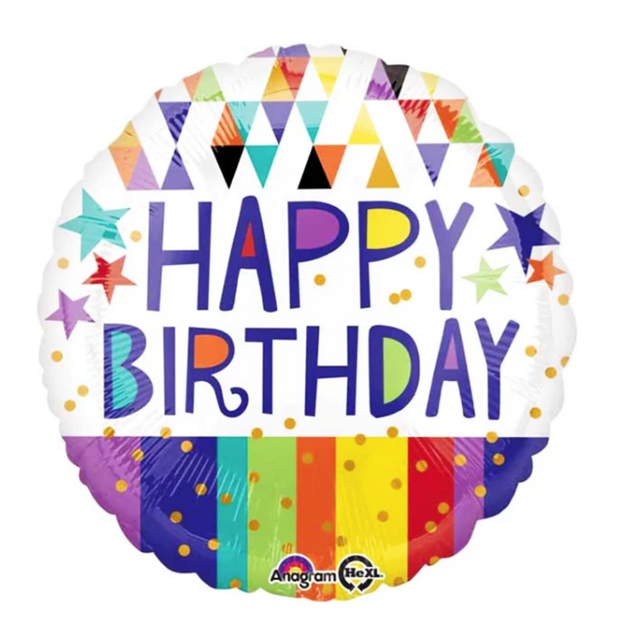 Happy Birthday Baskılı Folyo Balon
