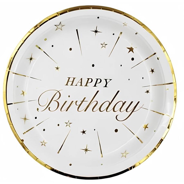 Happy Birthday Gold Tabak